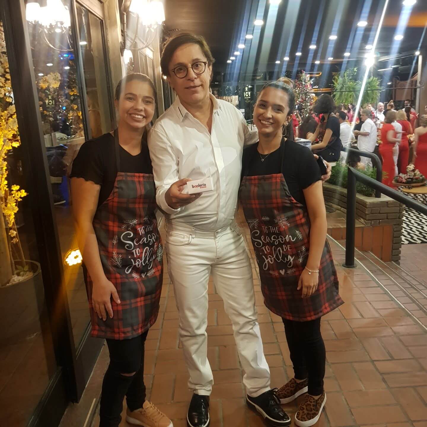 Famoso em evento Booleria